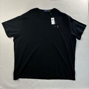 Polo Ralph Lauren T Shirt Mens 5XB Black Flesh Pony Crewneck Short Sleeve NWT
